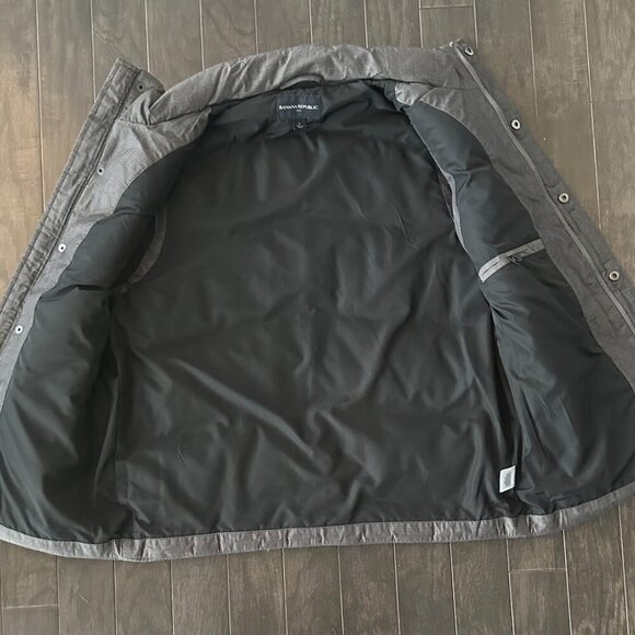 Grey Banana Republic Medium Padded Vest Jacket - Picture 6 of 11